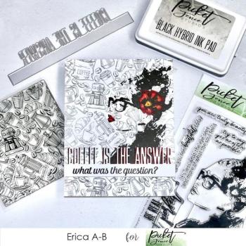 Picket Fence Studios Iconic Beauty Sara 4x6 Inch Clear Stamps 