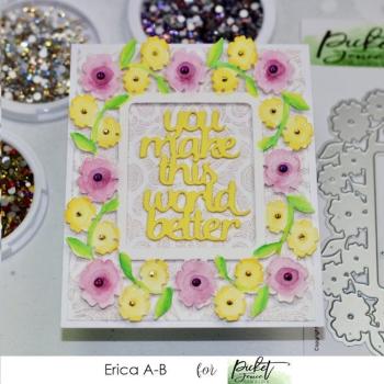 Picket Fence Studios You Make This World Better 4x6 Inch Cover Plate Die (PFSD-192)