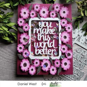 Picket Fence Studios You Make This World Better 4x6 Inch Cover Plate Die (PFSD-192)