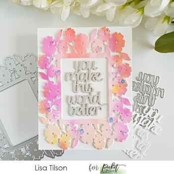 Picket Fence Studios You Make This World Better 4x6 Inch Cover Plate Die (PFSD-192)