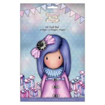 Craft Pad "Birthday" A4 10 Teile - Santoro Gorjuss