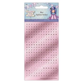 Gorjuss Santoro - Mini-Sticker "Birthday Mini Foil Alphabet Stickers (GOR 828100)" (2 Stk.) 