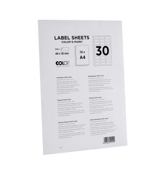 Colop E-MARK - Label Sheets - Etiketten (300 Stk)