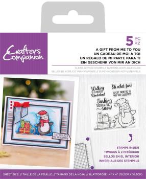 Crafters Companion - A Gift from Me to You Clear Stamps - Clear Stamps