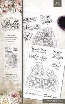 Crafters Companion - Belle Countryside Clear Stamps Country Home - Clear Stamps