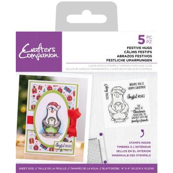 Crafters Companion - Festive Hugs - Clear Stamps