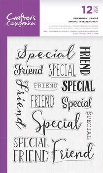 Crafters Companion - Friendship - Clear Stamps