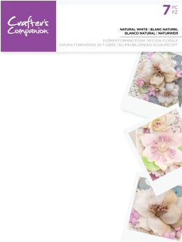 Crafters Companion - Flower Forming Foam Natural White