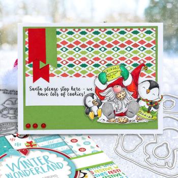 Polkadoodles Stempel "Gnome for Christmas" Clear Stamp-Set