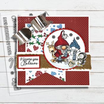 Polkadoodles Stempel "Gnome Hand Delivered" Clear Stamp-Set