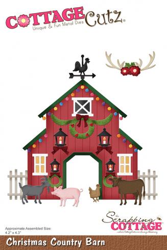 Scrapping Cottage Die - Christmas Country Barn