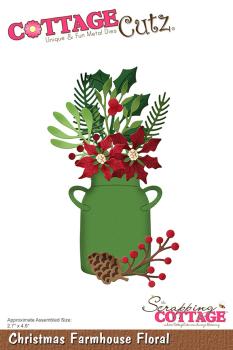 Scrapping Cottage Die - Christmas Farmhouse Floral