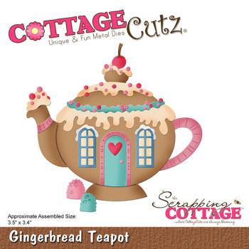 Scrapping Cottage Die - Gingerbread Teapot