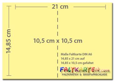 Doppelkarte - Faltkarte 220g/m² DIN A6 in lavendel