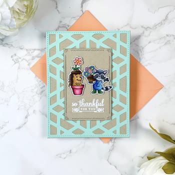LDRS-Creative Modern Trellis A2 Cover Plate Dies