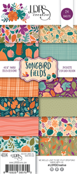 LDRS-Creative Songbird Fields  Paper Pack 4x9
