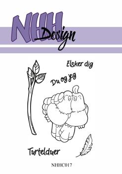 NHH Design "Bird Couple" Clear Stamp - Stempel 