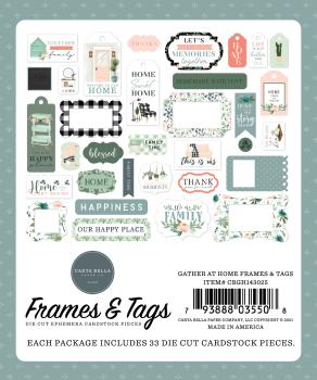 Carta Bella "Gather At Home" Frames & Tags