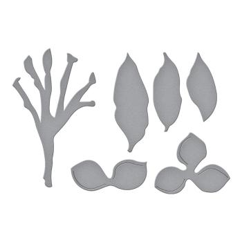 Spellbinders Die "Plumeria Etched" Stanzschablone