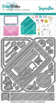 Carlijn Design Cadeaubon Envelop Cutting Dies - Stanzen