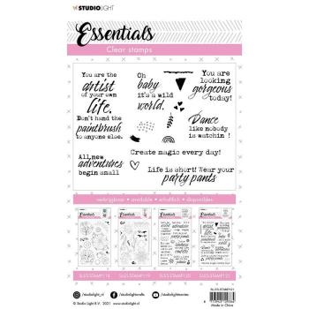 Studio Light - Clear Stamp Essentials clear stamp You are an artist nr.121