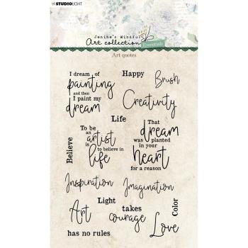 Studio Light - Clear Stamp Essentials clear stamp Art quotes nr.111