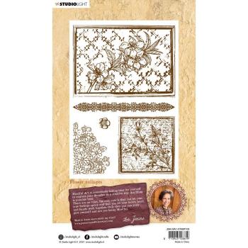 Studio Light - Clear Stamp Warm - cozy clear stamp Flower collages nr.109