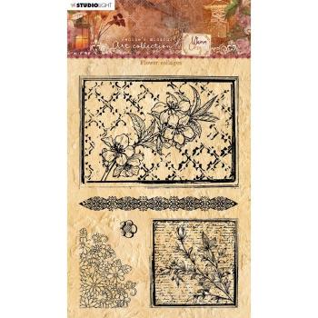 Studio Light - Clear Stamp Warm - cozy clear stamp Flower collages nr.109