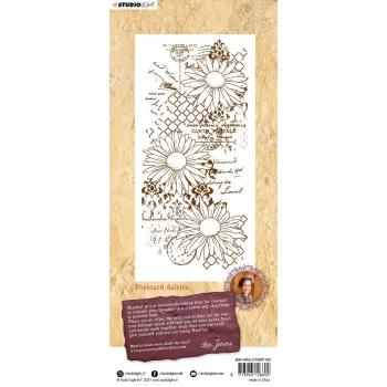 Studio Light - Clear Stamp Warm - cozy clear stamp Postcard daisies nr.108