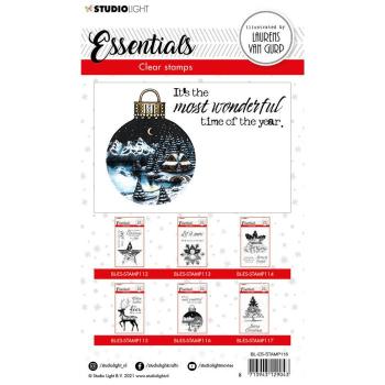 Studio Light - Clear Stamp Essentials silikonstempel Christmas ball Nr.116
