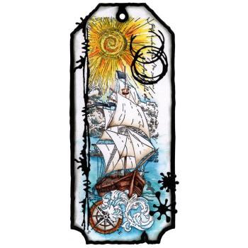 Studio Light - Clear Stamp Grunge clear stamp Sailing in sunlight nr.104