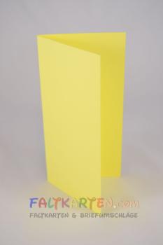 Faltkarte DIN Lang 240g/m² in gelb
