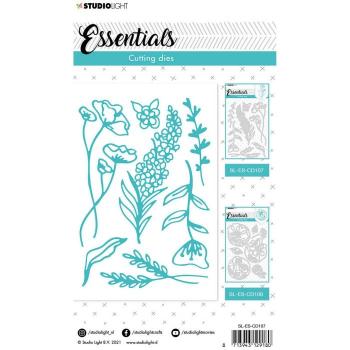 Studio Light Die Cut - Stanze - Essentials cutting die Long flowers nr.107
