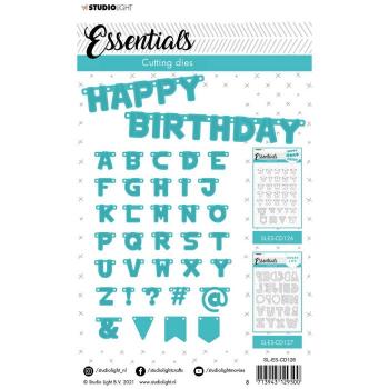 Studio Light Die Cut - Stanze - Essentials cutting die Garland alphabet nr.126