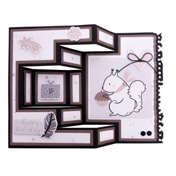 Studio Light Die Cut - Stanze - Essentials cutting die Blok build up cardshape nr.123