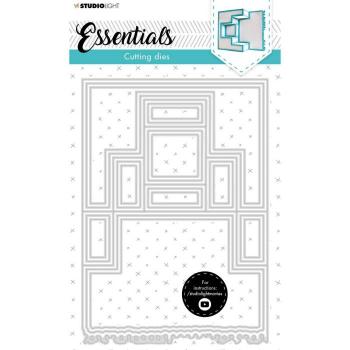Studio Light Die Cut - Stanze - Essentials cutting die Blok build up cardshape nr.123