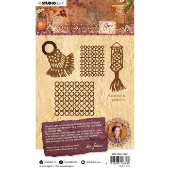 Studio Light Die Cut - Stanze - Warm - cozy cutting die Macramé - patterns nr.91