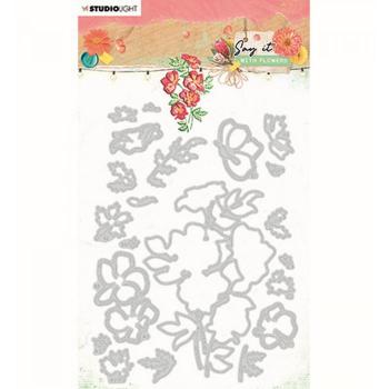 Studio Light Die Cut - Stanze - Stanzschablone Say it with flowers nr.403