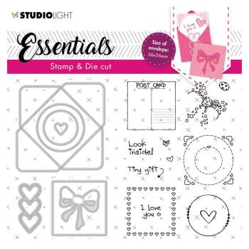 Studio Light Die Cut - Stanze - Essentials stamp & die cut Square envelope
