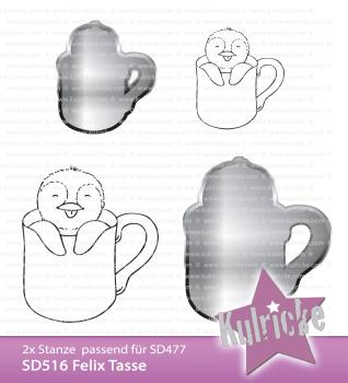 Kulricke Stanze "Felix in der Tasse" - Craft Die Stanze | Stanze