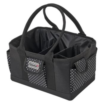 Papermania - Craft Tote Bag Liquorice Dot - Bastelttasche gepunktet