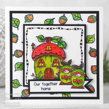 Woodware Acorn Gnomes  Clear Stamps - Stempel 