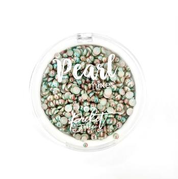 Picket Fence Studios Gradient Flatback Pearls Grass Green & Soft Coppe - Halbperlen