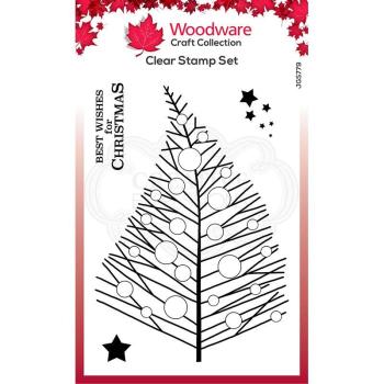 Woodware are Bubble Twiggy Tree Clear Stamp (JGS779) Clear Stamps - Stempel 