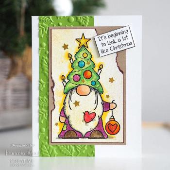 Woodware are Christmas Tree Gnome Clear Stamp (FRS865)  Clear Stamps - Stempel 
