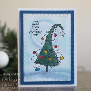 Woodware Festive Fuzzies Tall Christmas Tree   Clear Stamps - Stempel 