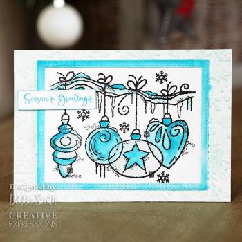 Woodware Frosted Baubles   Clear Stamps - Stempel 