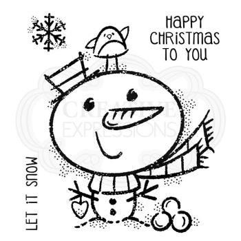 Woodware Little Snowman   Clear Stamps - Stempel 