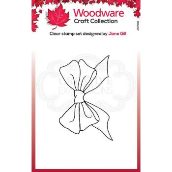 Woodware Mini Big Bow   Clear Stamp - Stempel 