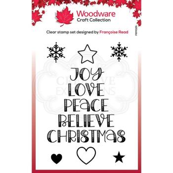 Woodware Word Tree   Clear Stamps - Stempel 
